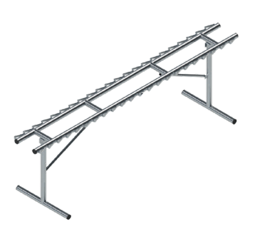 Apoya SKI tubular de 4 metros