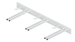 Apoya SKI + bastones para 9 pares